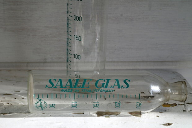 Set glazen babyflesjes