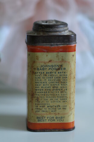 Babypoeder blikje