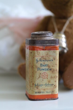 Babypoeder blikje