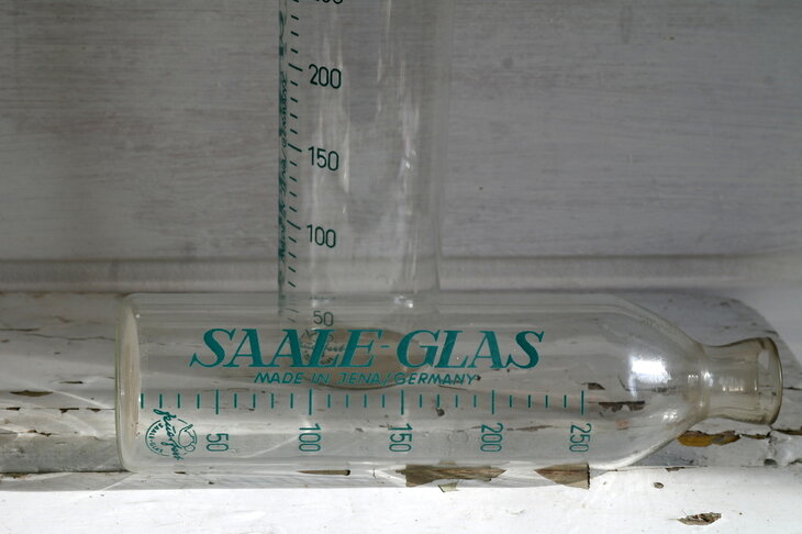 Set glazen babyflesjes