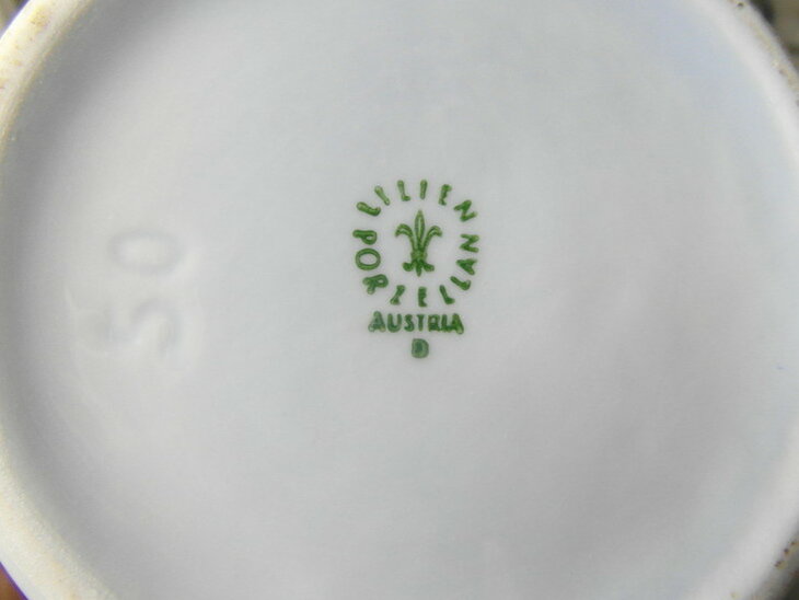 Waterkan Lilien Porzellan  