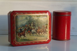 Set van koekjestrommel en blikje