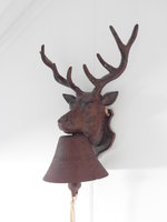 Rendierhoofd met bel * Verkocht *