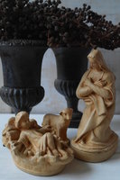 Maria met kindje Jezus en schaapje