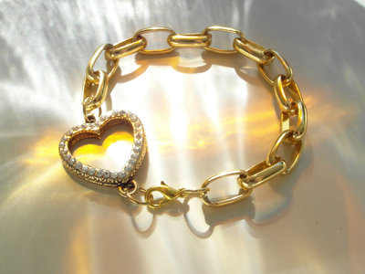 Armband Golden Heart *Verkocht*