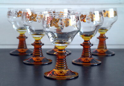 Roemer glazen (Set van 6 stuks)