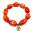 Zomerse statement armband oranje_